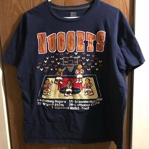 Denver Nuggets pixelated tee
